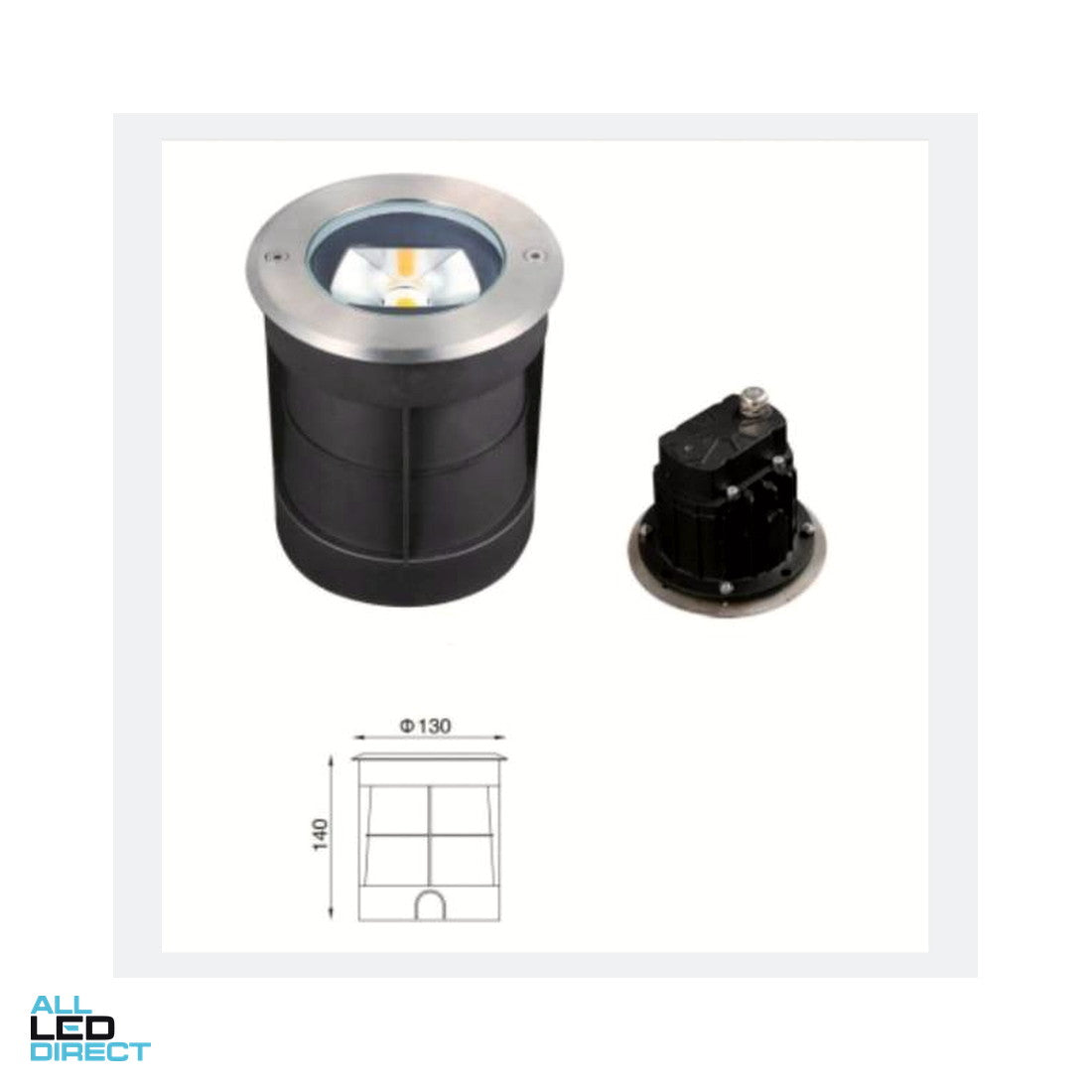 7W inground garden light IP66 Brights ALL LED Direct