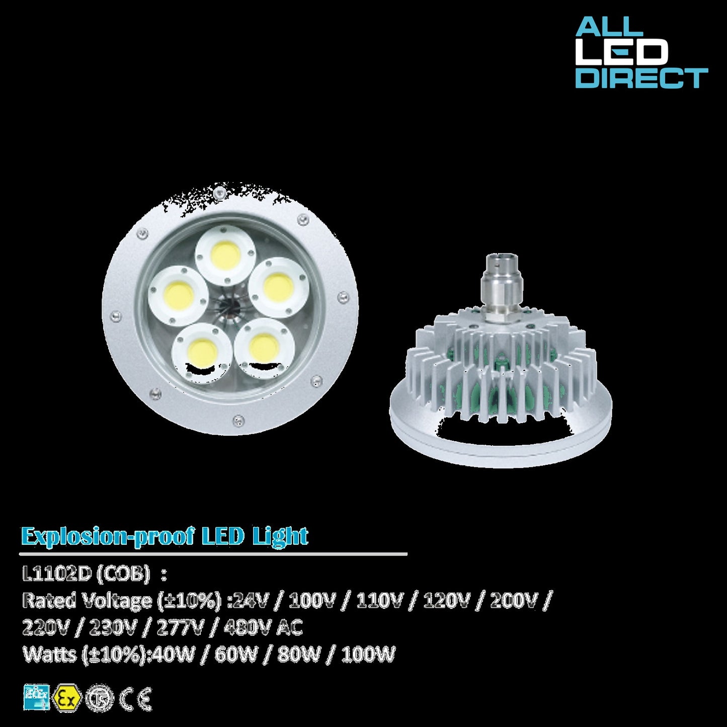 Universal Explosion Proof LED Lighting L1102D COB