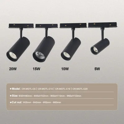 Magnetic Track Light – 10W - ALD-MAGTR2510WHO