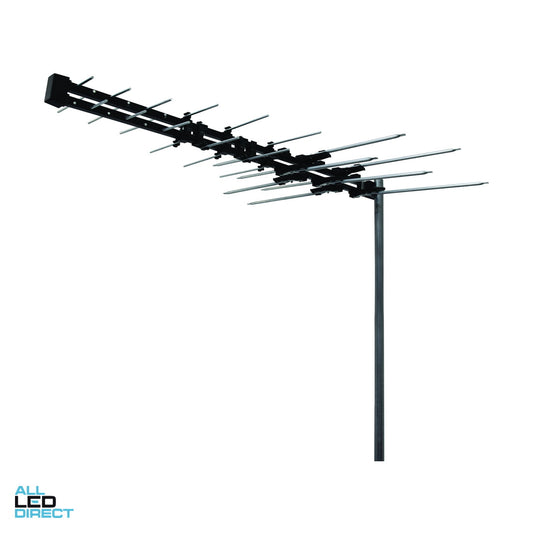 Matchmaster Digital TV Antenna 16 Element Log Periodic VHF/UHF (6-12)(28-51) with 4G/5G Filter ALL LED Direct