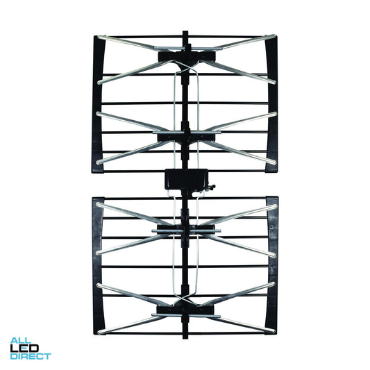Matchmaster Phased Array Digital TV Antenna with Directors, UHF (28-51) and 50dB Shielded 4G/5G Filter ALL LED Direct