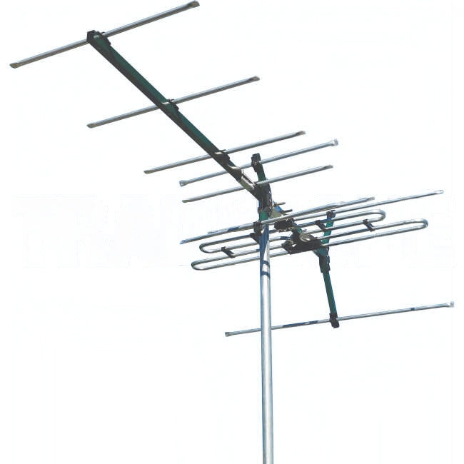 Matchmaster Exterior Heavy Duty High Gain Digital Antenna With VHF Channels 6-12