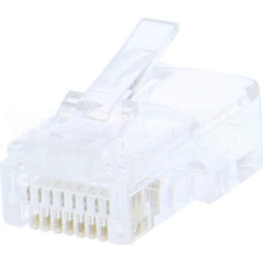 Cabac RJ45 Plug Round Solid 8P8C EACH