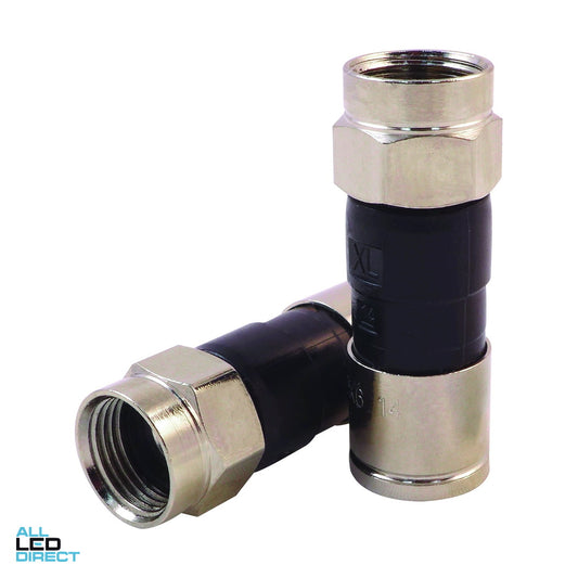 Matchmaster F Type RG6 Connector Compression Join EACH ALL LED Direct