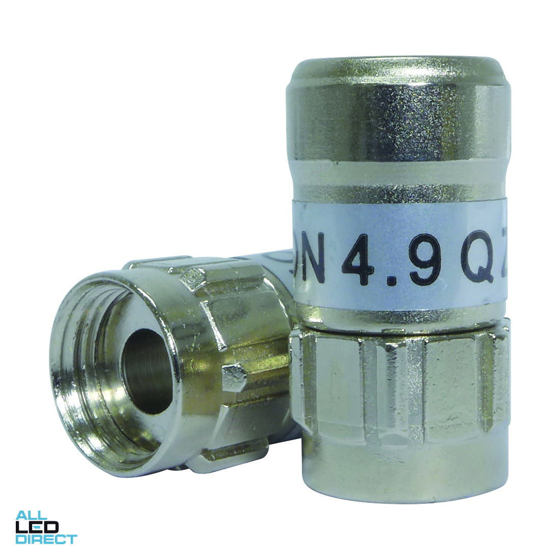 Matchmaster Push On F Type RG6 Quadshield Connector ALL LED Direct