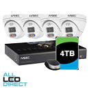 IVSEC KIT 4 X NC323ADX 8MP IP CAM WITH ADV DET + NR308XC-4TB 8 x PoE NVR 4K, IVS