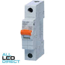 NHP 63 Amp MOD6+ Miniature Circuit Breaker MCB C Curve 1 Pole 6kA