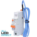 NHP 6 Amp MOD6+ MCB/RCD RCBO C Curve 1 Pole + Neutral 6kA 30mA Type A (Pigtail)
