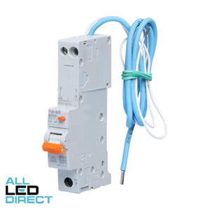 NHP 16 Amp MOD6+ Longbody MCB/RCD RCBO C Curve 1 Pole + Neutral 30mA 6kA Type A