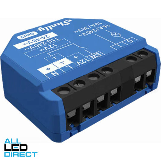 Shelly 1 Gen3 Wi-Fi Relay Switch