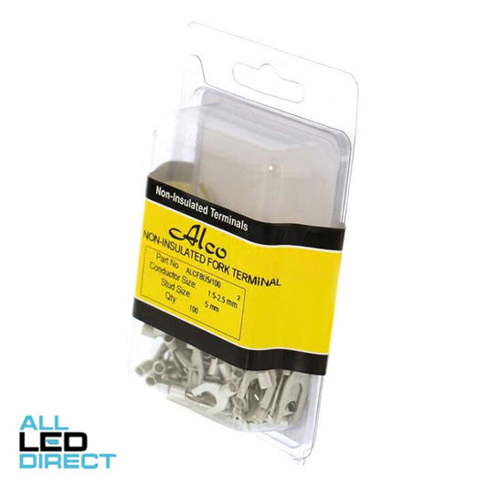 Wattmaster 5mm Fork Terminal Non Insulated Pack of 100