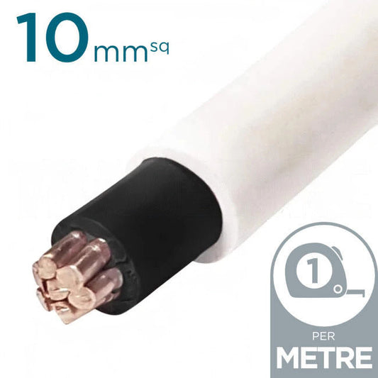 10mm SDI Cable With Black Core Per Metre