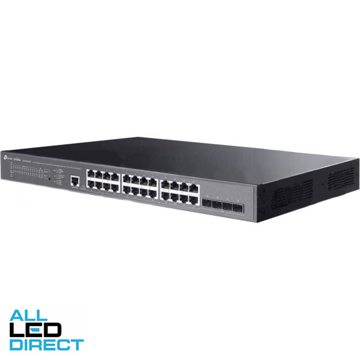 TP-Link Omada 24-Port Gigabit and 4-Port 10GE SFP+ L2+ Managed Switch with 16-Port PoE+ & 8-Port PoE++