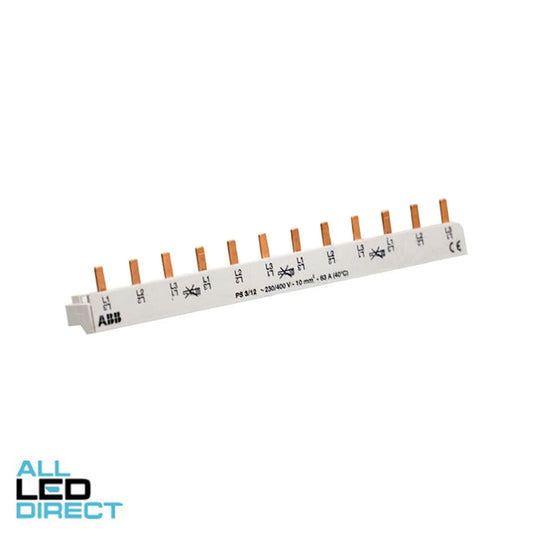 ABB 63 Amp 3 Phase Insulated Prong Busbar 10mm 12 Module