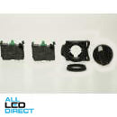 NHP 22.5mm 3 Position Selector Switch With 1 x N/O Contact Plastic Black