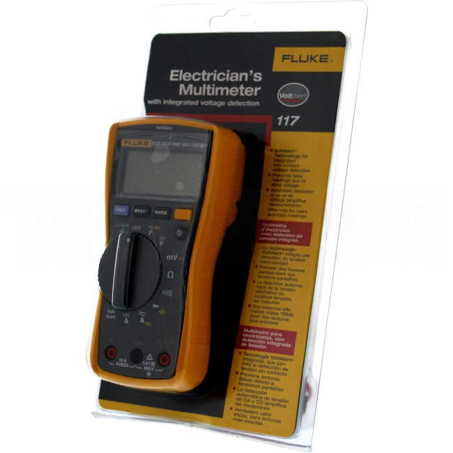 Fluke 117 Electricians Digital Multimeter with Non-Contact voltage CAT 3 600 Volts