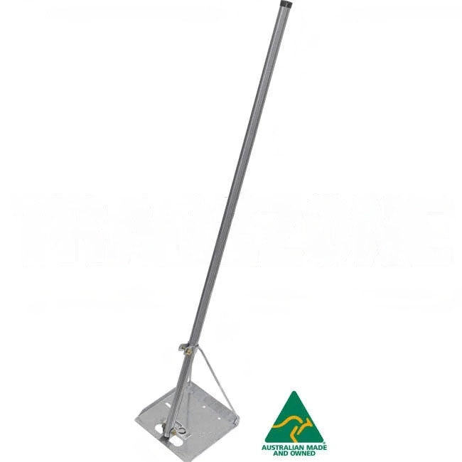 Matchmaster Australian Made Galvanised Tripod Mount Antenna Roof Bracket For Metal Roofs