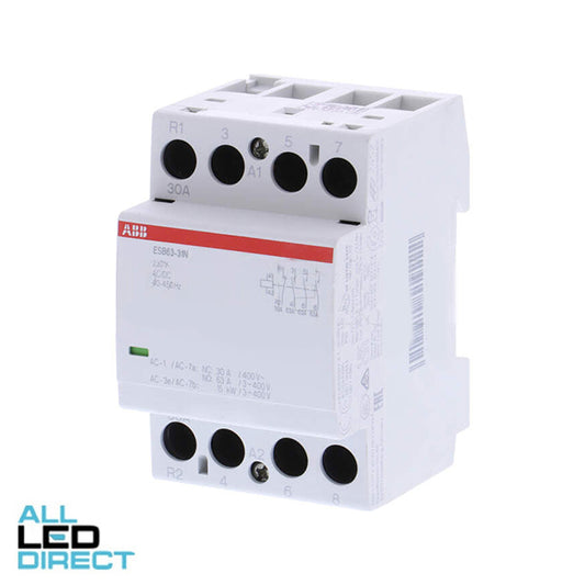 ABB 63 Amp Contactor With 3 x N/O & 1 x N/C Auxilary Contact