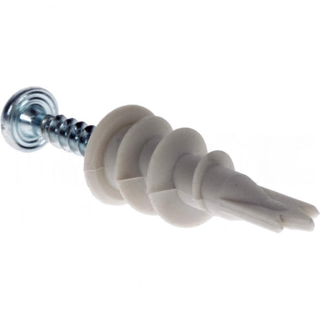 Clipsal PLASTERMATE Nylon Plaster Hollow Wall Screw Each