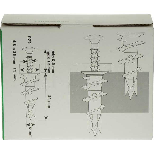 Clipsal PLASTERMATE Metal Plaster Hollow Wall Screw Zinc Each