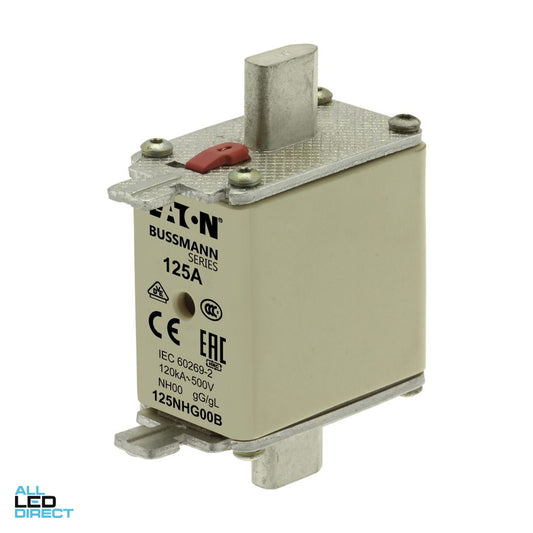 Eaton Bussmann 125 Amp Low Voltage NH Fuse 500 Volts AC