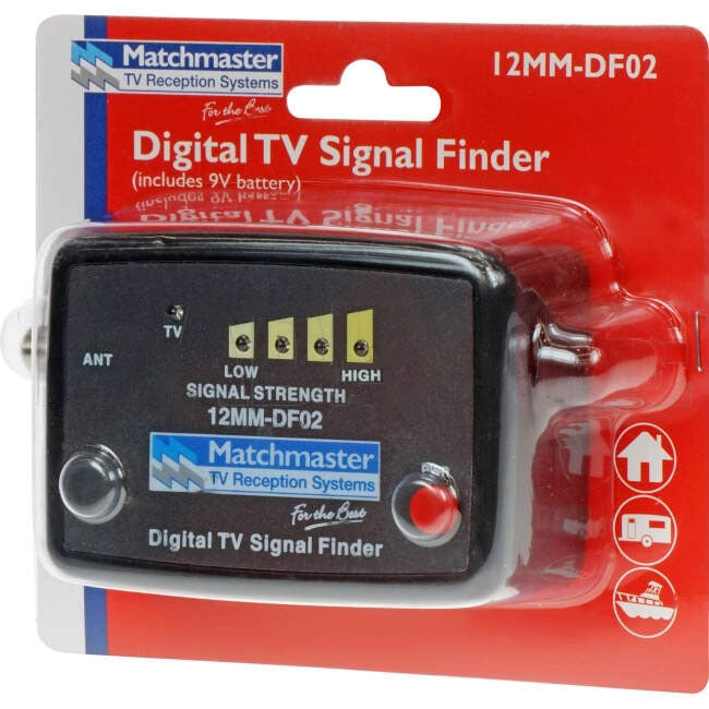 Matchmaster Digital TV Signal Finder + Battery