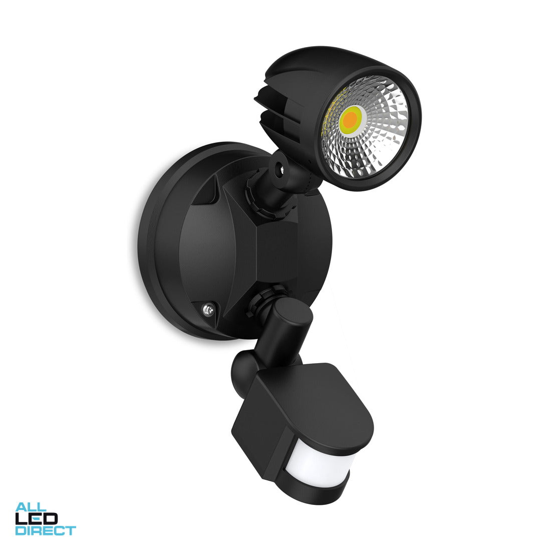Atom 13 W CONDOR LED Single Spot Light With Sensor Black 3000/4000/5700 K ALL LED Direct