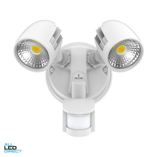 Atom 24 W CONDOR LED Twin Spot Light With Sensor White 3000/4000/5700 K ALL LED Direct
