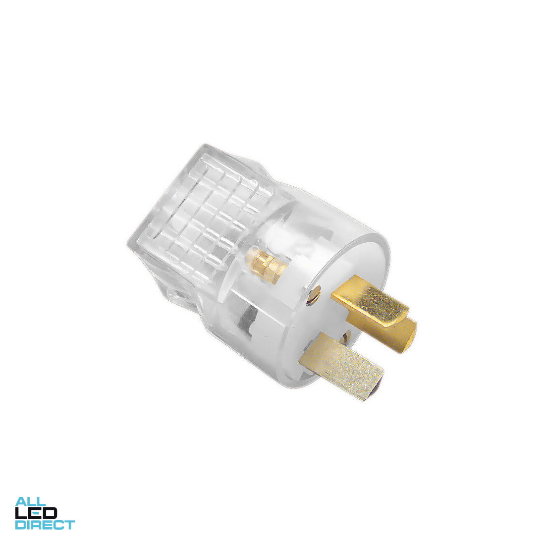 Clipsal 20 Amp 3 Pin Quick Connect Plug 250 Volts Transparent ALL LED Direct