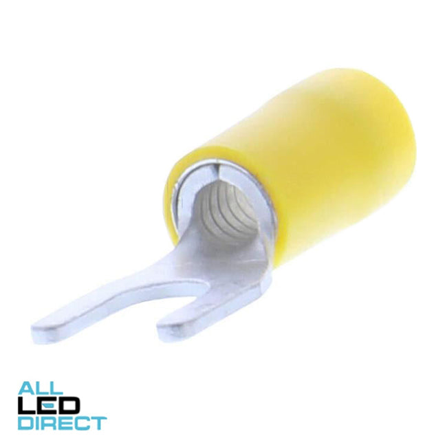 Wattmaster 4.0-6.0mm Fork Terminal Yellow Pack of 50