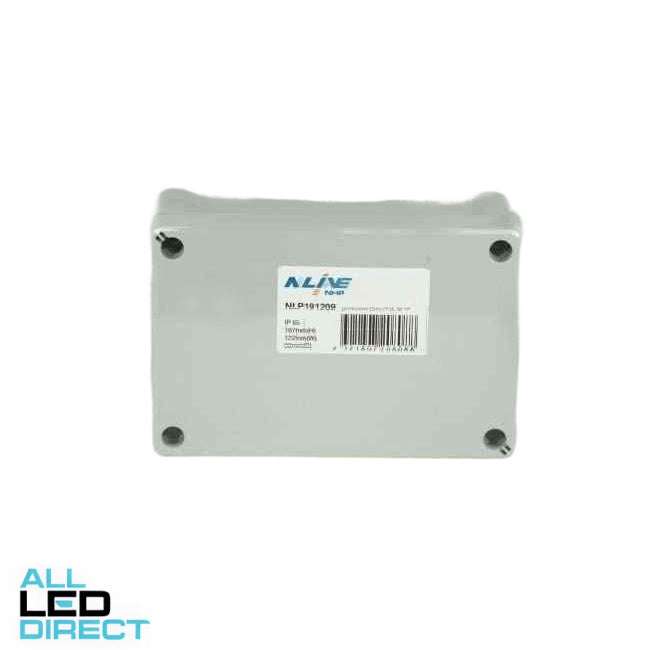 NHP N-Line 122mm W x 187mm H x 90mm D Rectangle Adaptable Box With Opaque Lid