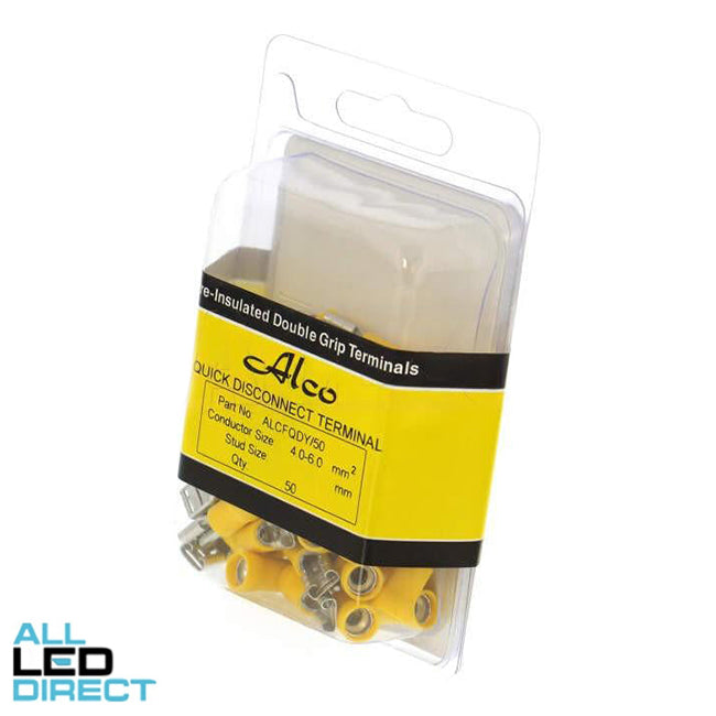 Wattmaster 4.0-6.0mm Quick Disconnect Yellow Pack of 50