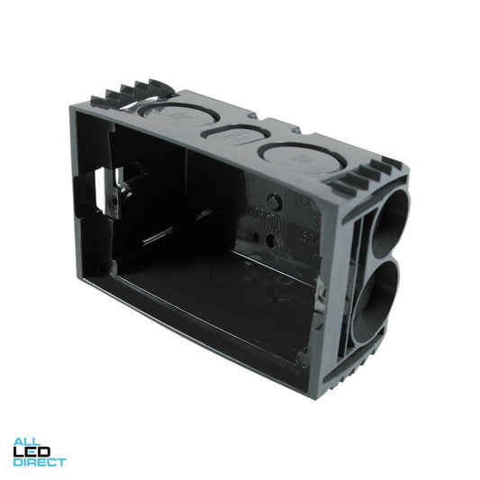 Clipsal 1 Gang Standard Plastic Wall Box With Slinding Recessed Nuts