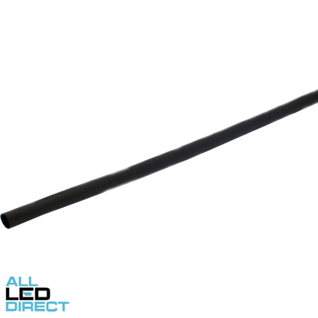 Wattmaster 3mm Shrinks To 1.5mm Thin Wall Heatshrink 1.2 Metre Black
