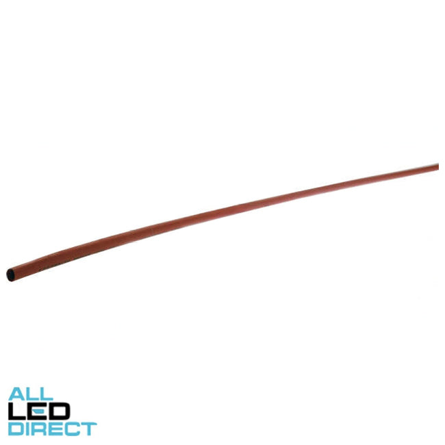 Wattmaster 3mm Shrinks To 1.5mm Thin Wall Heatshrink 1.2 Metre Red
