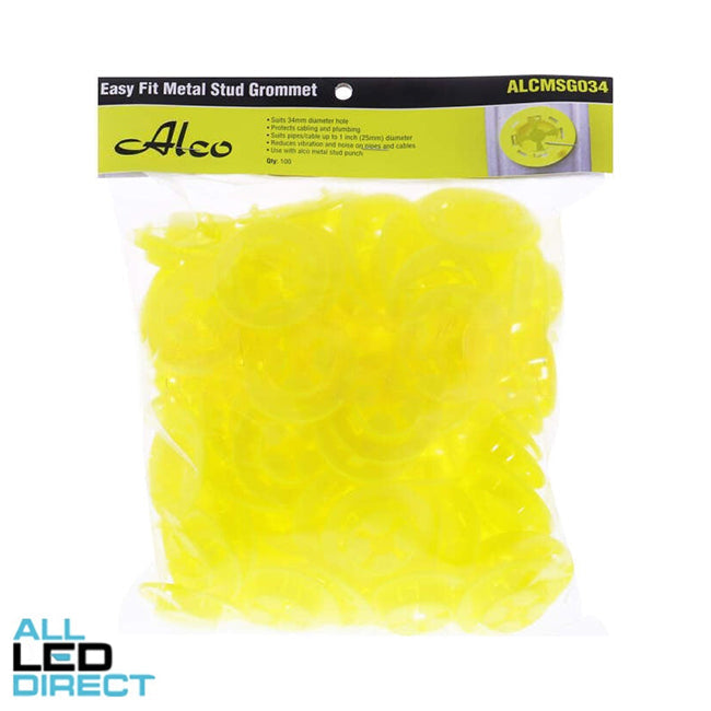 Wattmaster 34mm Easy Fit Metal Stud Grommet Pack Of 100
