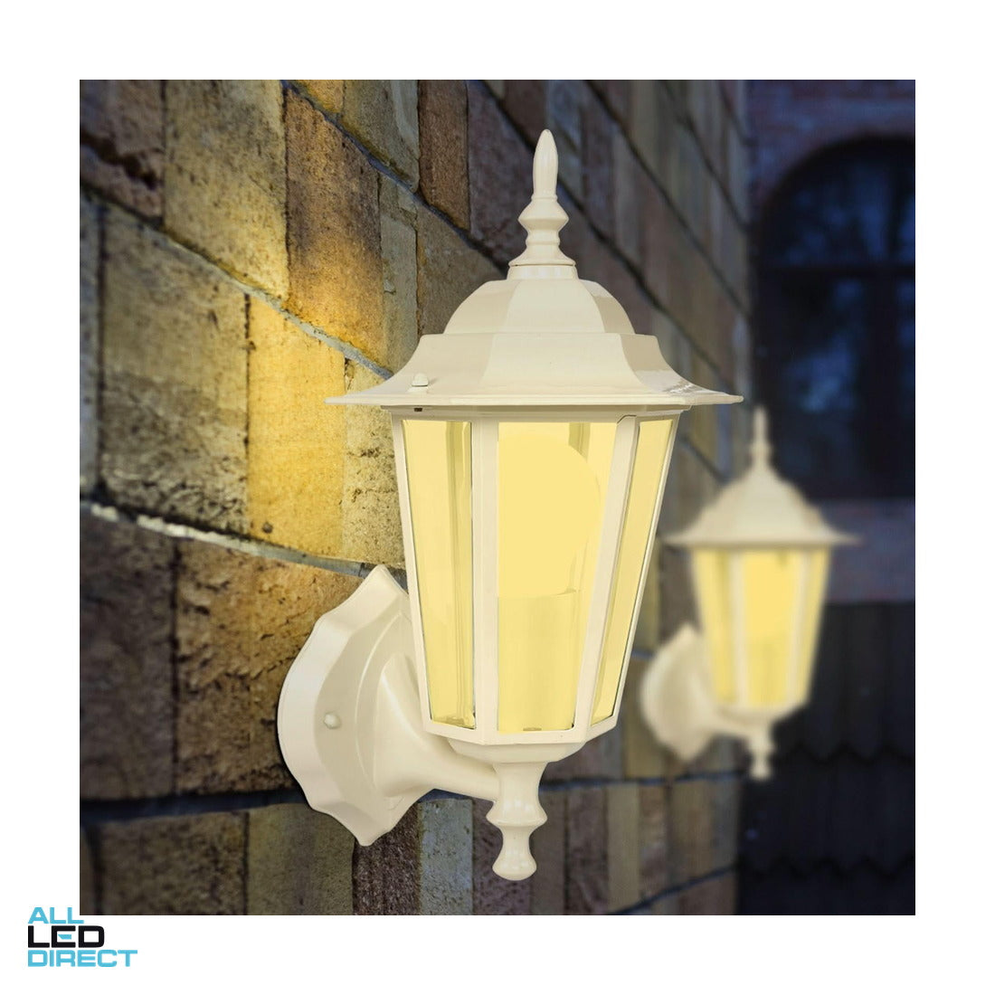 Brilliant Villa Modern Coach Light Beige ALL LED Direct