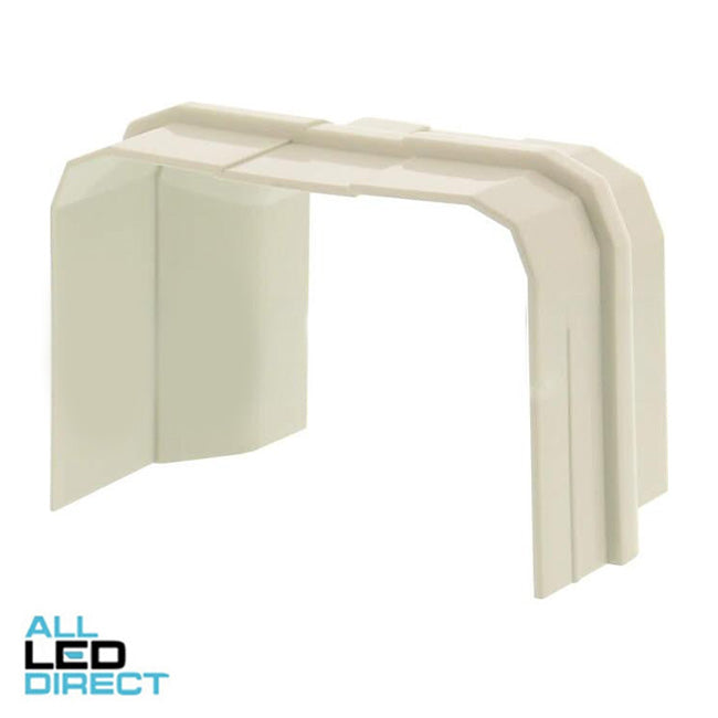 Ezyduct 110mm to 80mm T-Joint Reducer Light Beige Suitable For Air Conditioning Duct