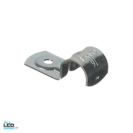 Clipsal 16mm Half Saddle Zinc Plated ALL LED Direct