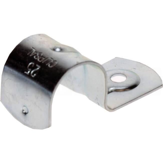 Clipsal 25mm Half Saddle Zinc Plated