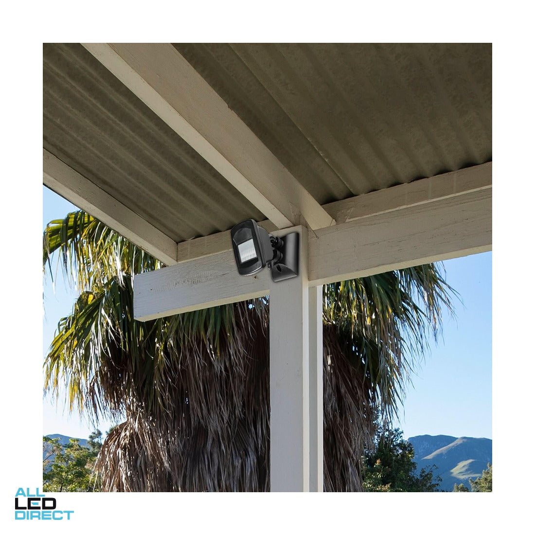 Brilliant 300 W FLEXISCAN LED PIR Security Sensor Black ALL LED Direct