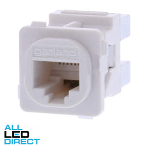 Garland CAT6 RJ45 Data Mech White Suitable For Clipsal Wall Sockets Each