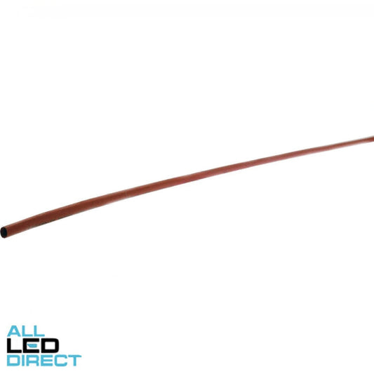 Wattmaster 2.5mm Shrinks To 1mm Thin Wall Heatshrink 1.2 Metre Red