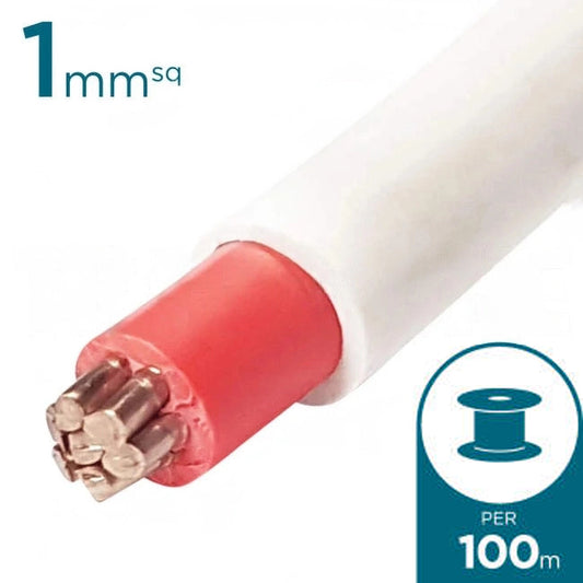 1mm SDI Cable With Red Core 100 Metre Drum