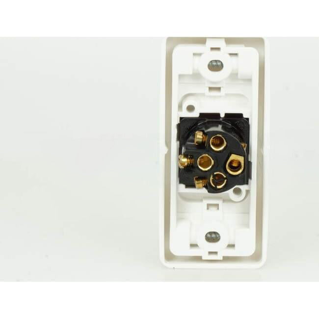 Clipsal 10 Amp 1 Gang 2000 SERIES Vertical Internal Rocker Architrave Switch White