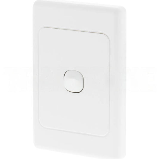 Clipsal 10 Amp 1 Gang 2000 SERIES Vertical Internal Rocker Switch White