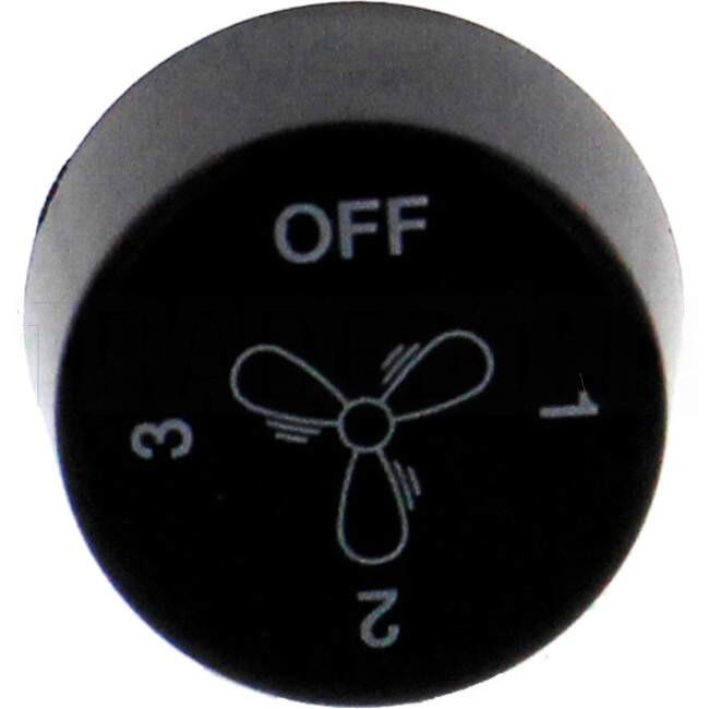 Clipsal 2000 SERIES Replacement Fan Knob Suitable For 2031VF3C Black