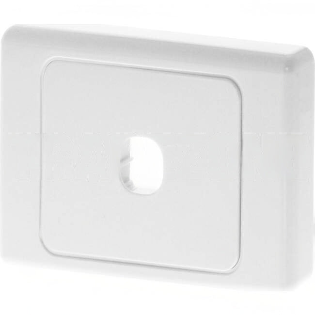 Clipsal 1 Gang 2000 SERIES Grid Plate & Surround Standard Cover White