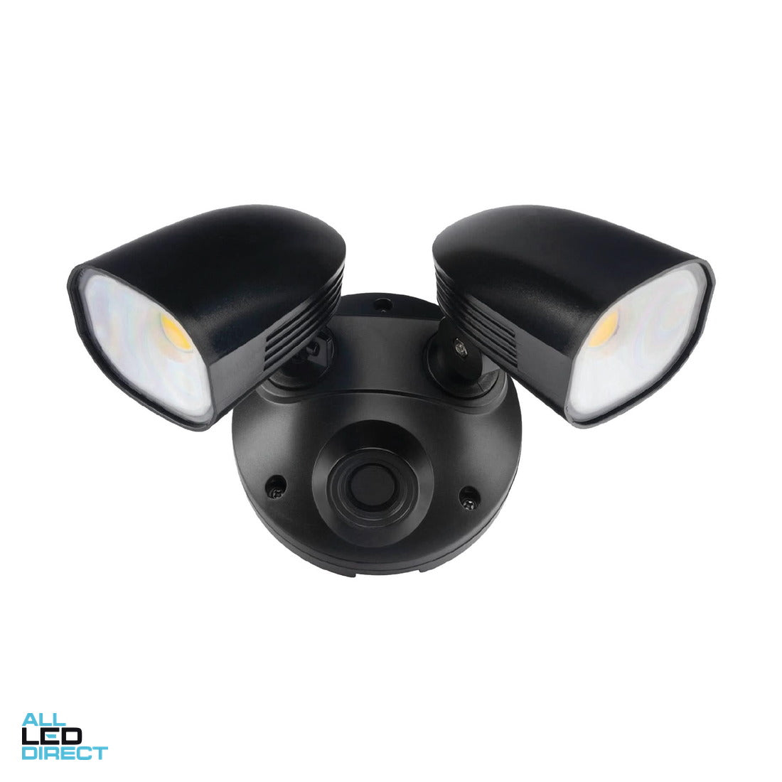 Brilliant 20 W SHIELDER LED Twin Spot Light Black 4200 K ALL LED Direct