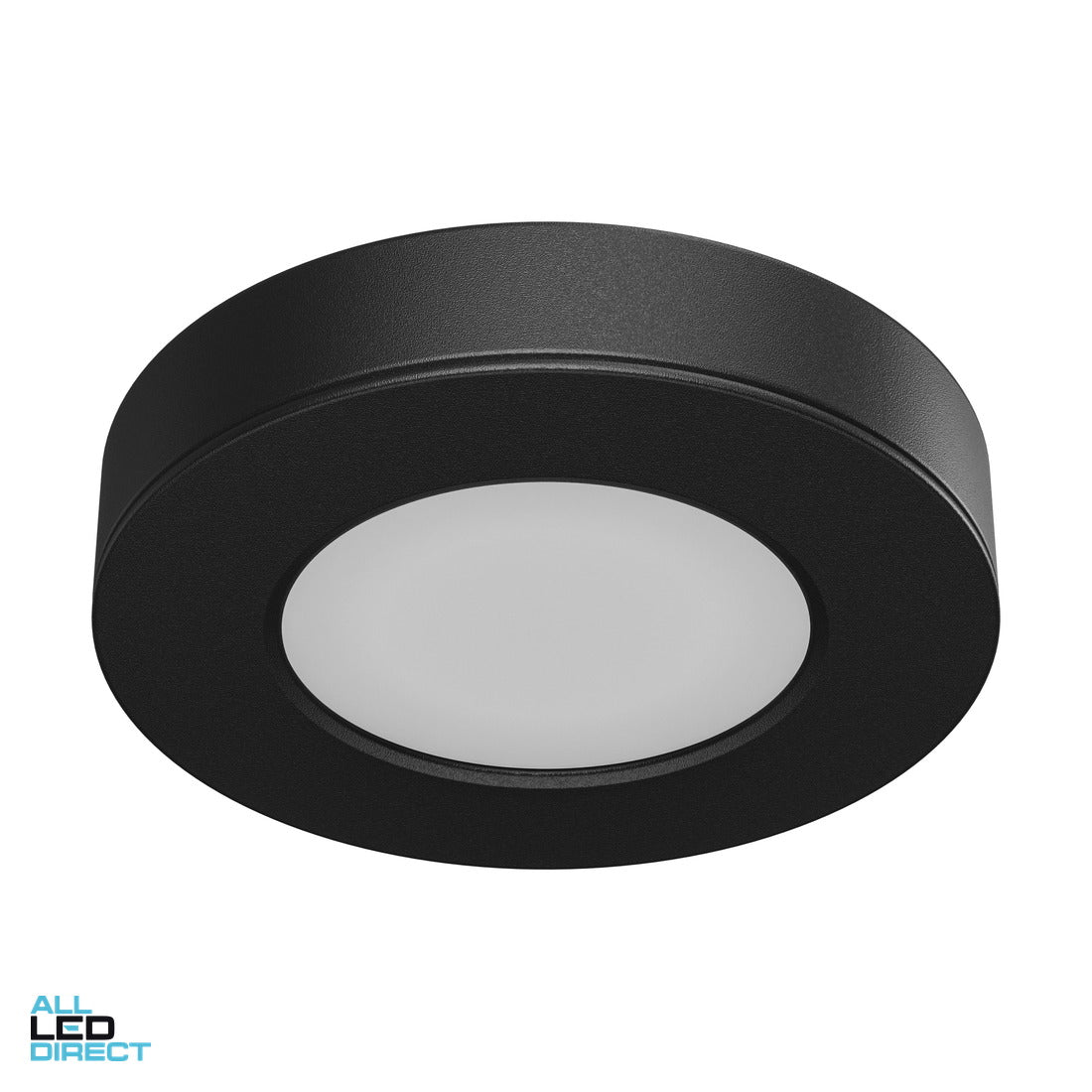 Domus 3.6 W ASTRA TRIO 12 Volt Dimmable Cabinet Light Black 3000 K/4000 K/5000 K ALL LED Direct